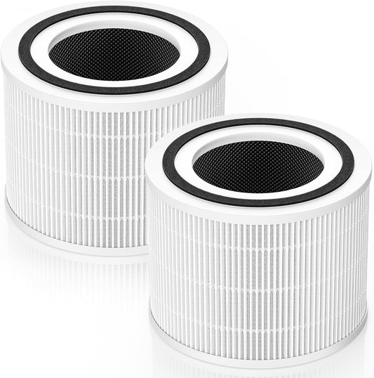 Puroair 240 Filter Replacement - High-Efficiency Activated Carbon | 2 Pack, White