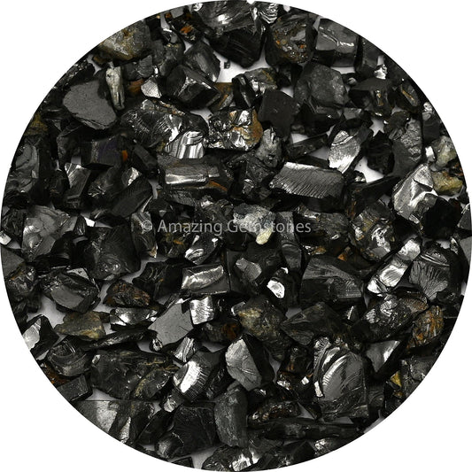 Elite Shungite Stones Chips for Water Purification Tablets, Authentic Karelia Shungite Stones for Shungite Water Bottle (100 Gram)