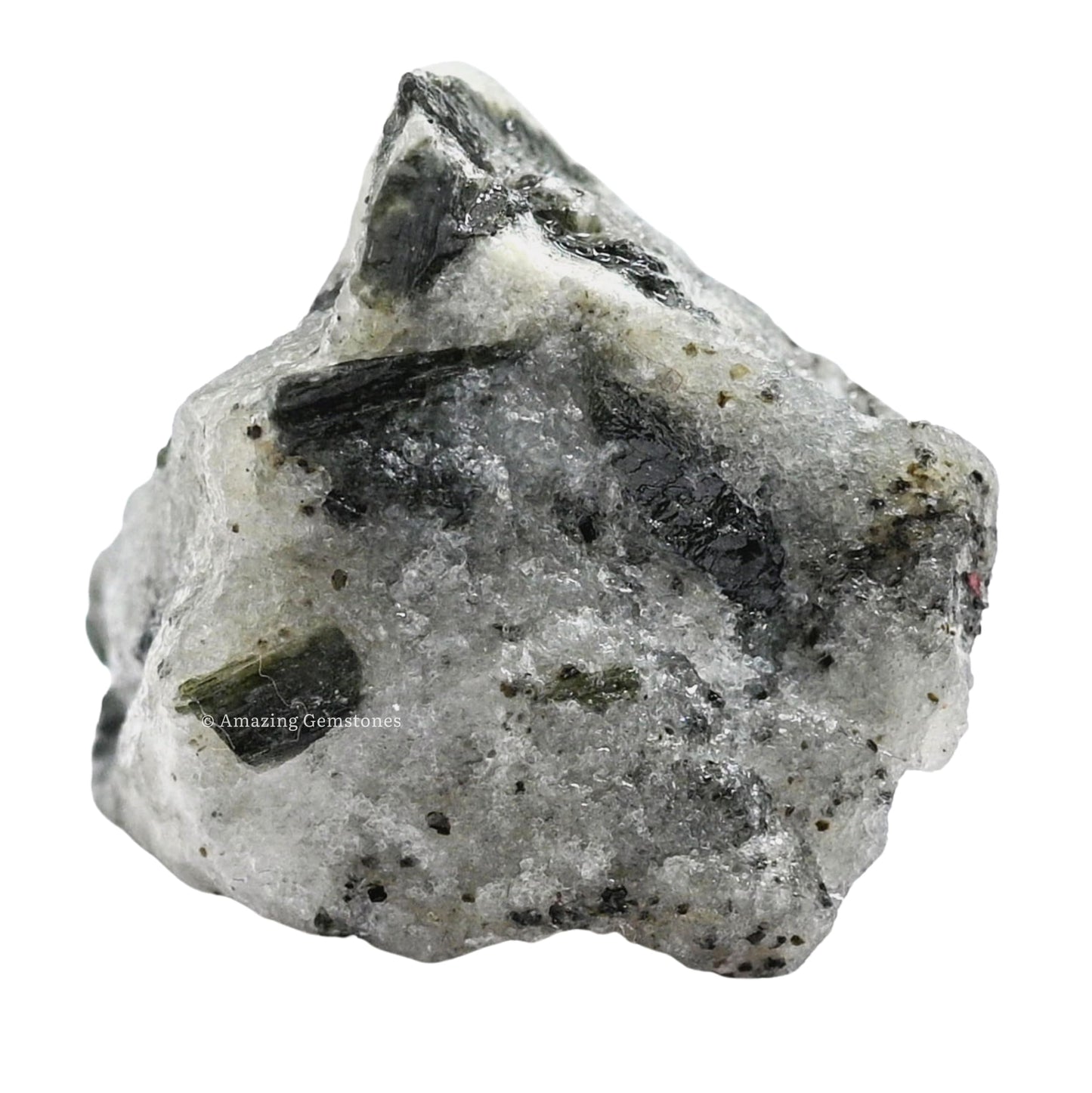 Green Tourmaline in Quartz Raw Crystals and Healing Stones, Natural Rocks for Tumbling and DIY Raw Stones and Crystals (1 lb)