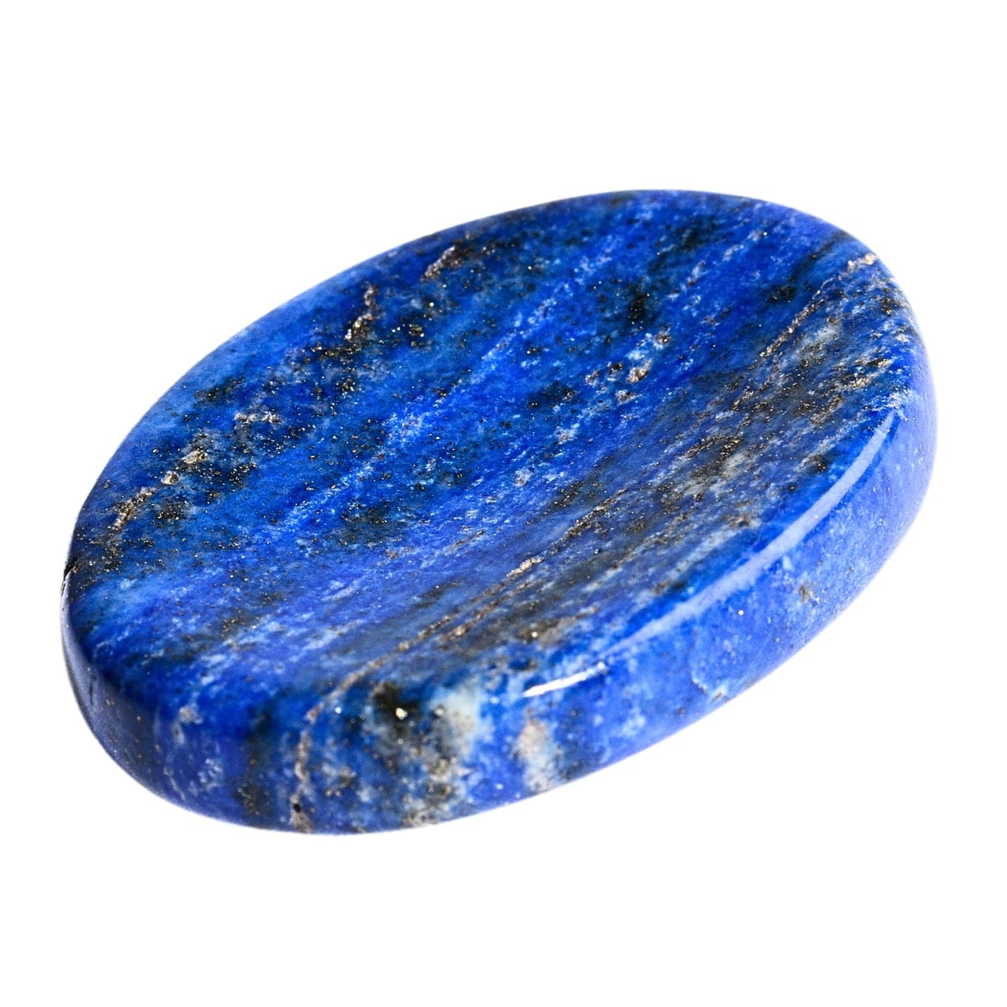 Anaya Agate Lapis Lazuli Worry Stones Certified Crystal Thumb Worry Stone for Anguish, Relaxing and Soothing Balance Stones for Meditation, Stress Relief Crystals and Healing Stones for Men, Women