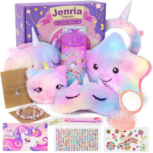 Jenria Unicorn Gift for Girls, Kindergarten Graduation Gifts, Birthday Gifts for Girls Age 3 4 5 6 7 8 9 10 Years Old Girl, Gift Ideas, Girls Toys Age 6-8, Unicorn Toys for Daughter, Niece