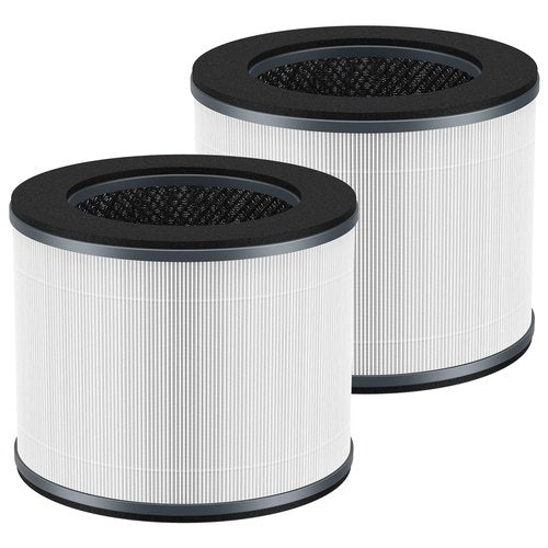 AP-T10FL Filter Replacement for Homedics Compatible with HoMedics TotalClean Air Purifier AP-T10-BK and AP-T10-WT, HEPA Filter AP-T10 5-In-1 Powerful System, 2 Pack