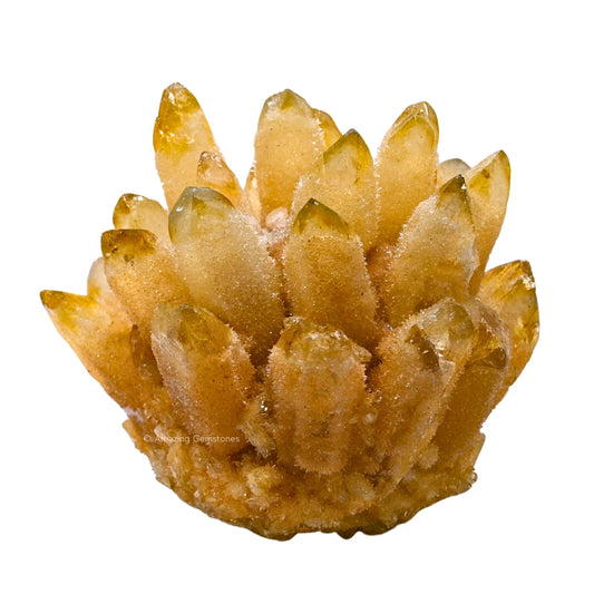 Amazing Gemstone Large Citrine Crystal Cluster Points for Meditation, Home Decor and Gift - Natural Quartz Crystals and Healing Stones for Enhance Energy with Large Crystals Points