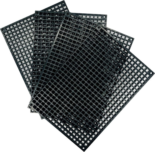 Free Zone 4-Piece Large Pegboard Set (Black)