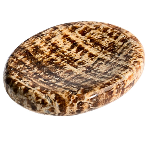 Anaya Agate Aragonite Worry Stones Certified Crystal Thumb Worry Stone for Anguish, Relaxing and Soothing Balance Stones for Meditation, Stress Relief Crystals and Healing Stones for Men, Women