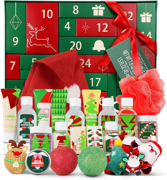 Advent Skincare Calendar 2025 - 24-Day Beauty Countdown for Women | Perfect Holiday Gift Set