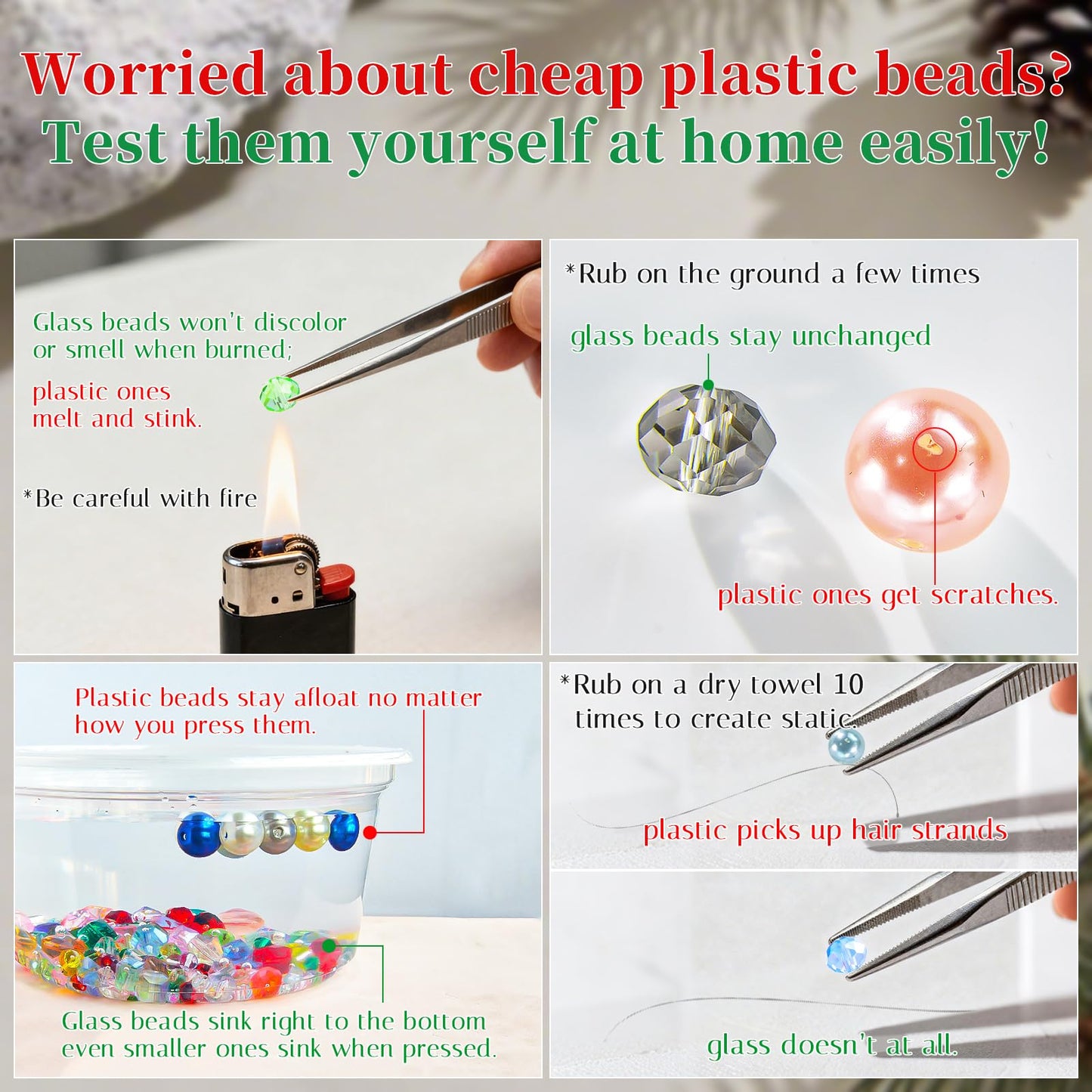 Laopottbeads 1500 Pcs Crystal Glass Beads for Jewelry Making – 12 Styles Bicone, Rondelle, Cube, Teardrop & 3mm Spacer Beads, DIY Bracelet Necklace Earring Craft Kit(Malachite Green)
