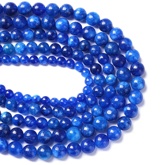 10mm 38pcs Kyanite Jade Stone Round Loose Beads for Jewelry Making DIY Bracelet Necklace