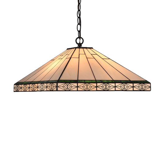 Chloe Hanging Pendant Light, Metal, Model CH3T318IM18-DH2, Yellow, Green and Black