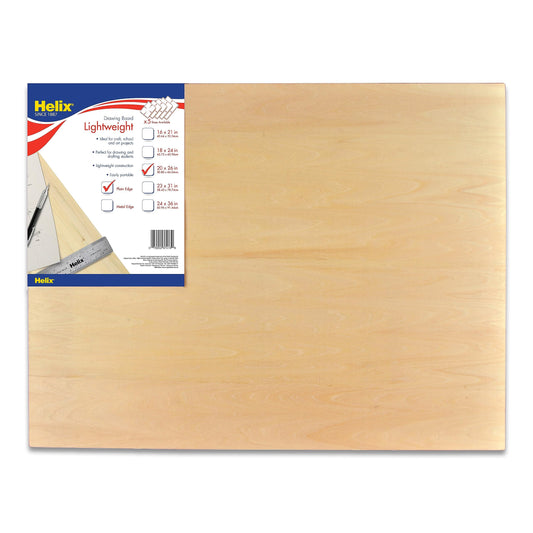 Maped - Helix Wooden Lightweight Drawing Board 20 x 26 Inch - Ideal for Students - Sketching Outdoors - Lightweight Design - Premium All-Wooden Drawing Boards are Super Light and Portable