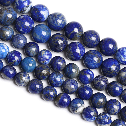 12MM 30PCS Natural Stone Blue Lapis Lazuli A Grade Gemstone Beads for Jewelry Making DIY Bracelet Crystal 1 Strand