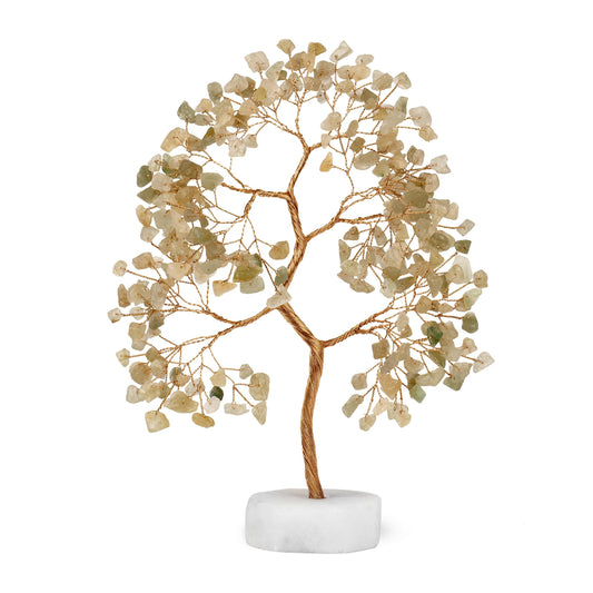Green Jade Crystal Tree for Positive Energy - Chakra Tree of Life, Thoughtful Gift for Women - Clever Birthday Idea