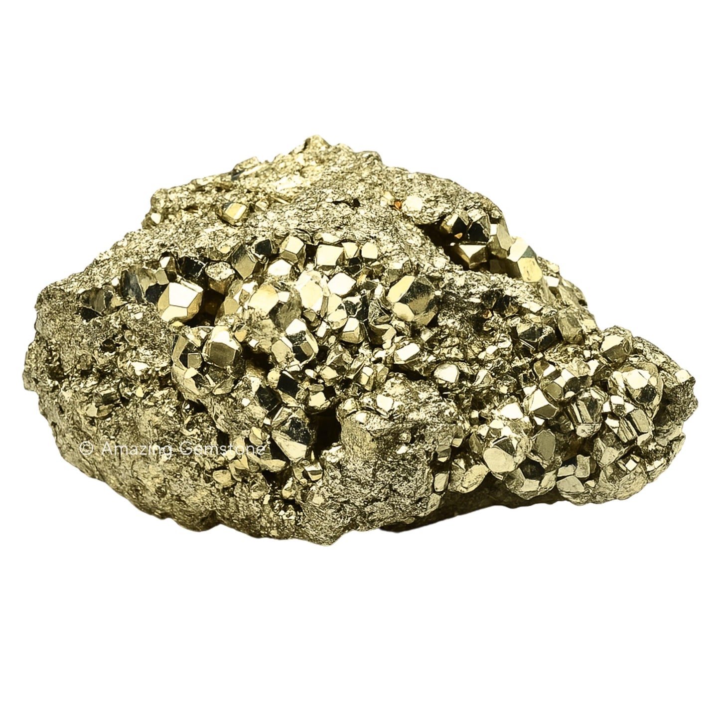 Amazing Gemstone Large Pyrite Crystal Stone Cluster Samples - High Energy Natural Iron Pyrite Stone Pirita Piedra Original with Healing Properties