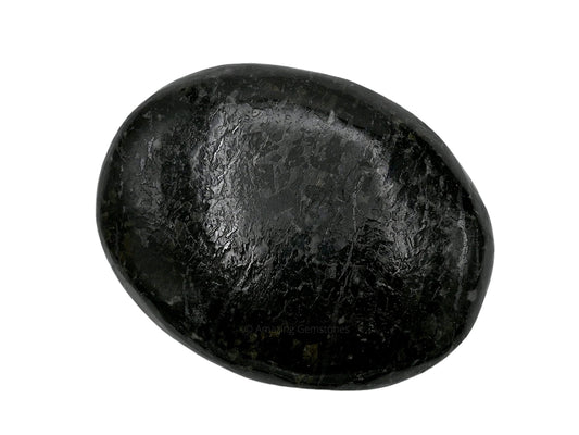 Amazing Gemstone Nuummite Crystals and Healing Stones - Large Palm Stone Crystals Piedra - Crystal for Good Luck, Balanced Positive Energy, Meditation - Unique Stocking Stuffers, Gifts for Women