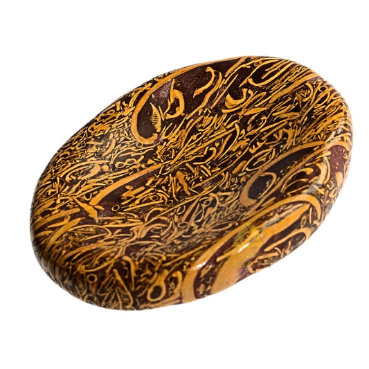 Anaya Agate Mariam Jasper Worry Stones Certified Crystal Thumb Worry Stone for Anguish, Relaxing and Soothing Balance Stones for Meditation, Stress Relief Crystals and Healing Stones for Men, Women