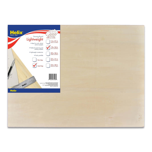 Maped - Helix Wooden Lightweight Drawing Board 16 x 21 Inch - Sketching Outdoors - Precision Metal Edge - Ensures Accuracy and Stability - Durable, Portable, Versatile
