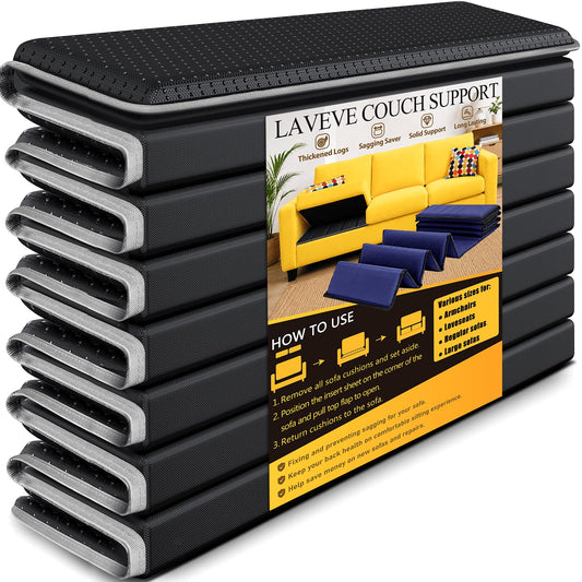 LAVEVE Heavy Duty Couch Cushion Support Board for Sagging Sofa, 24''x72'' Extra Thick Solid Wood Under Couch Insert with Anti-Slip Dots, Repair Sagging Spring Sofa