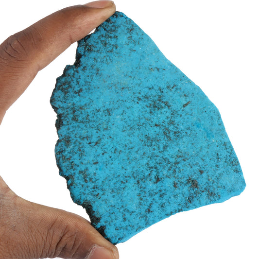GEMHUB Blue Turquoise Slab Stone 500.00 Carat Natural Blue Turquoise Crystal Gemstone Bead Necklace For Women And Mens