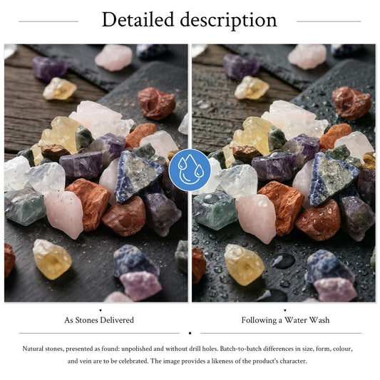 rockcloud 1 lb Natural Crystals Raw Rough Stones for Cabbing,Tumbling,Cutting,Lapidary,Polishing,Reiki Crytsal Healing,Striped Agate