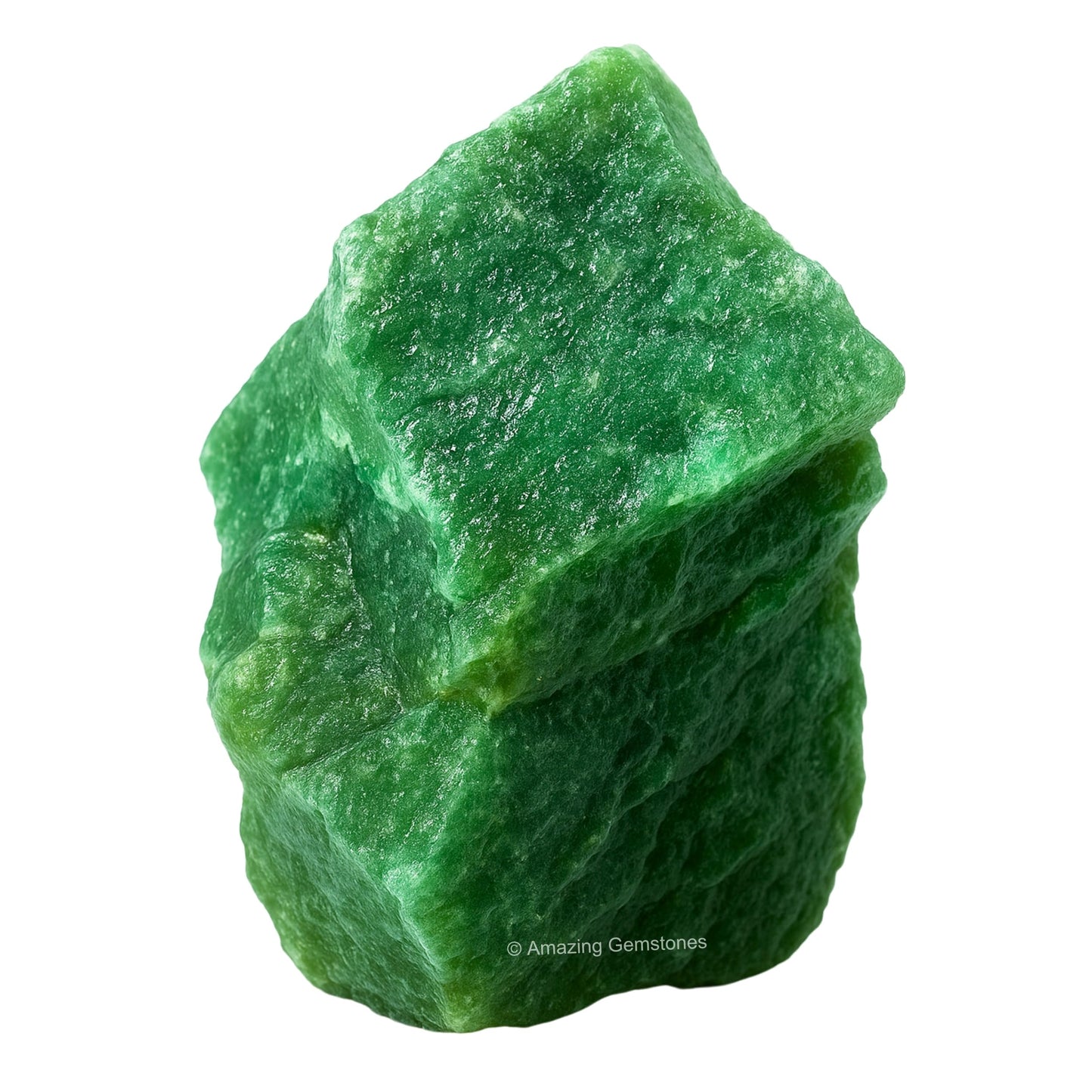 Amazing Gemstone Dark Green Aventurine Raw Crystals and Healing Stones, Natural Rocks for Tumbling - DIY Raw Stones and Crystals, 2 Pieces