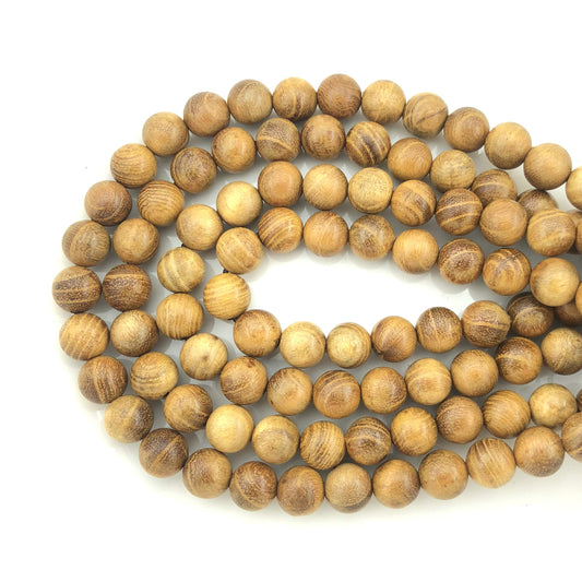 CarpenterC 500pcs 8mm Gorgeous Natural Round Polished Rosewood Loose Beads for Jewelry Making DIY Handmade Crafts