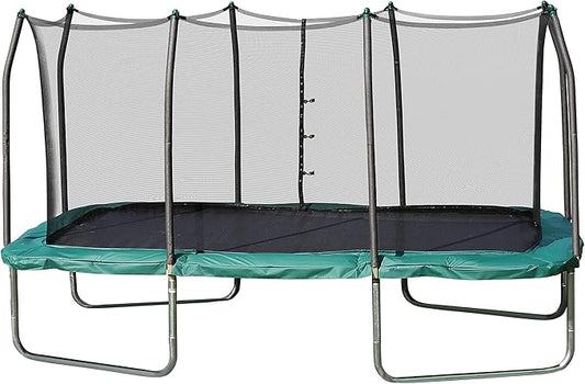 Skywalker Trampolines 14X8 15x9 FT Rectangle Trampoline with Enclosure Net