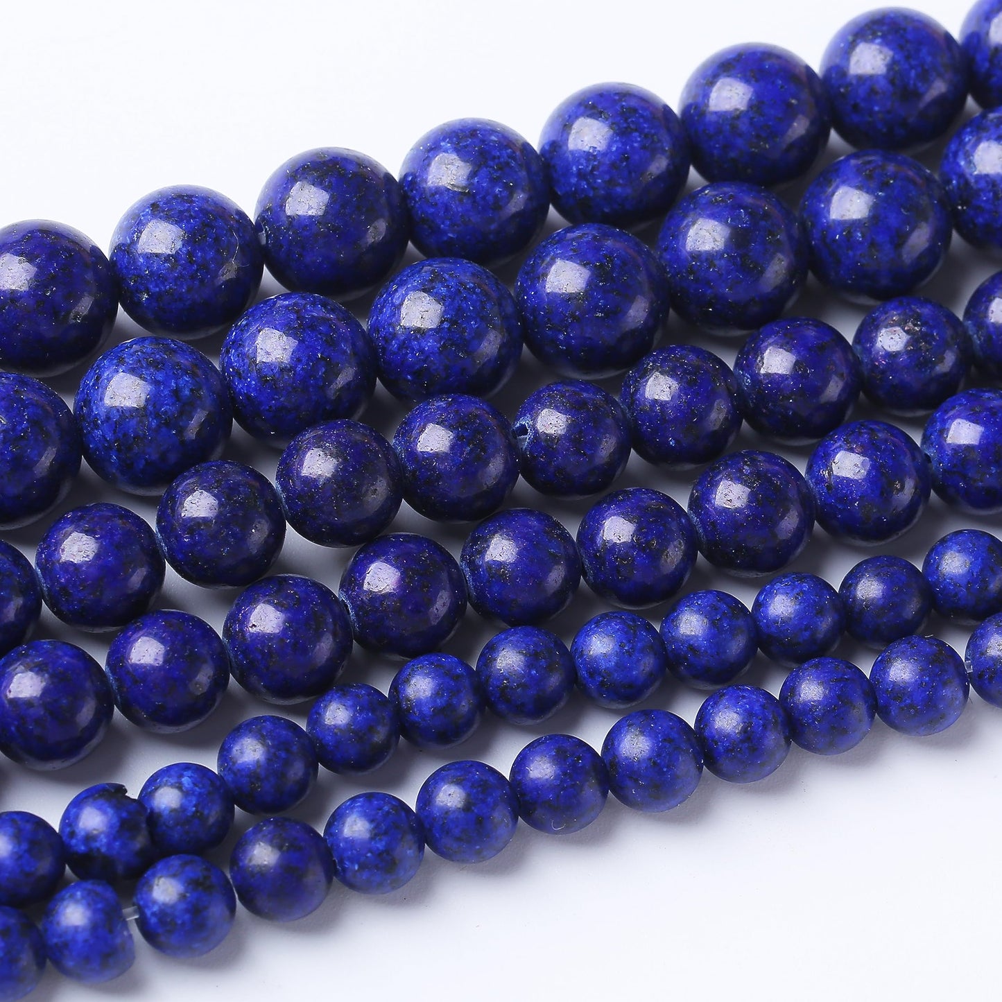 90PCS 4MM Lapis Lazuli Stone Beads Natural Gemstone Bead Crystal Healing Energy Jewelry Making DIY 15 inches