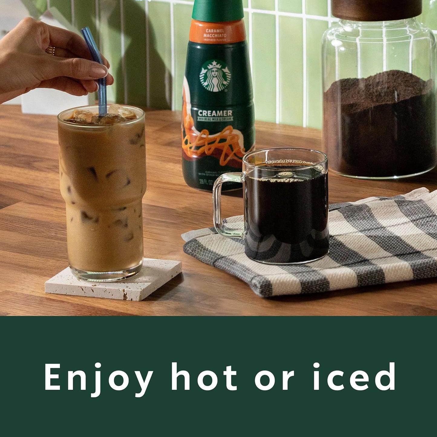 Starbucks Ground Coffee - Dark Roast Espresso Blend for Hot or Iced Beverages | 12 oz