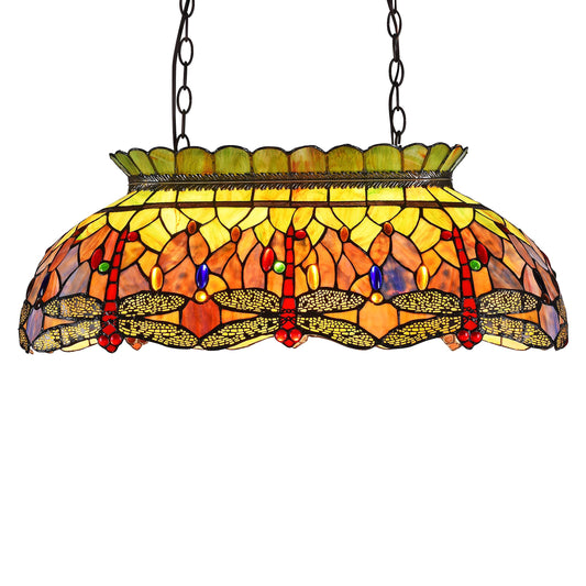 Chloe Pendant Light CH32825DB28-DP3, One Size, Multicolor, Glass Material