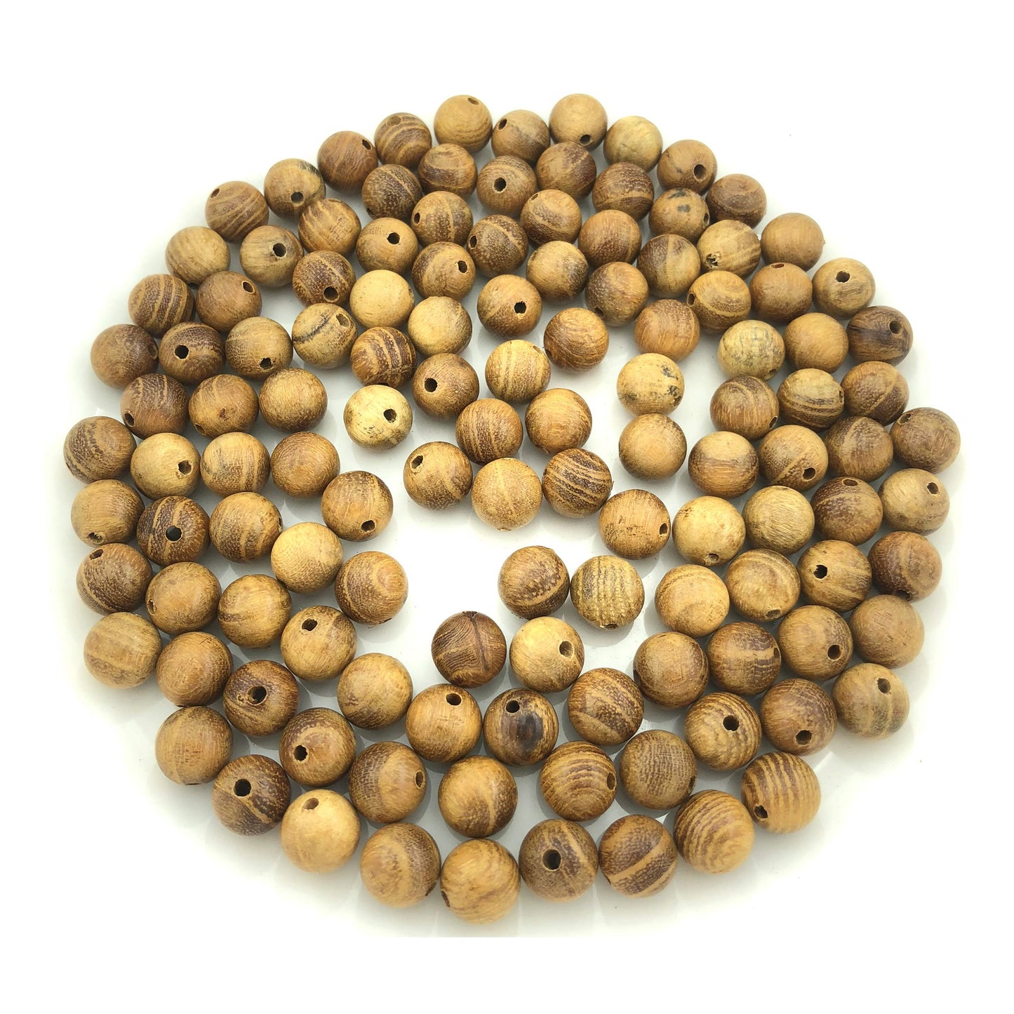 CarpenterC 200pcs 6mm Gorgeous Natural Round Polished Rosewood Loose Beads for Jewelry Making DIY Handmade Crafts